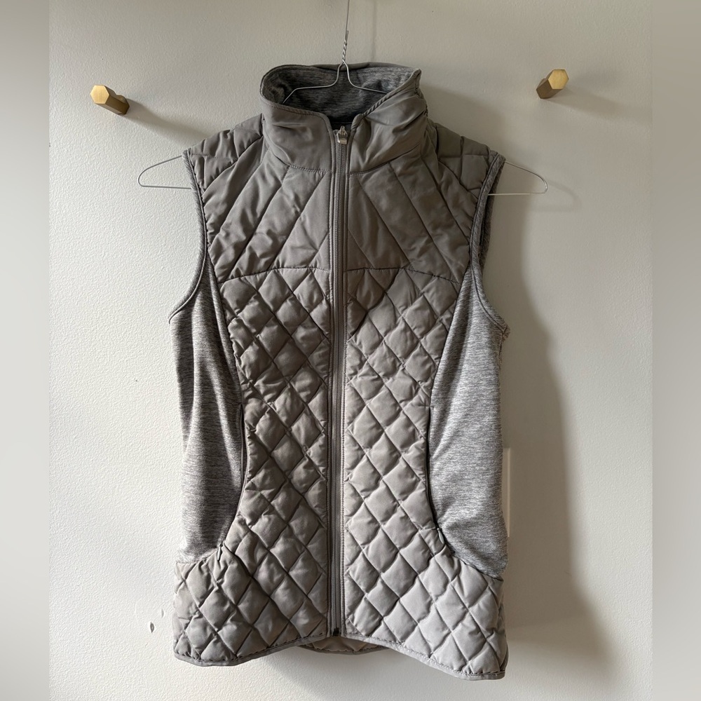 Adidas Climawarm Women's Quilted Gray Vest S
